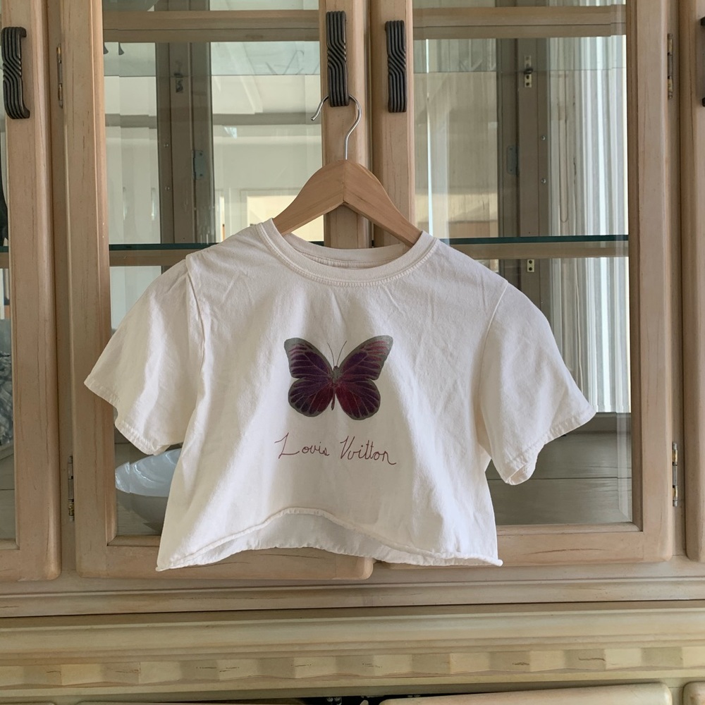 Mega Yacht louis vuitton butterfly crop top